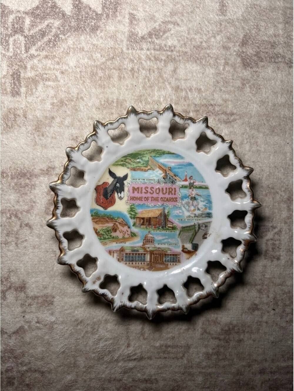 Vintage Missouri Decorative Plate 5 inches